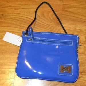 Nwt MAXX New York Signature Blue Patent Purse